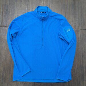 Arc'teryx | Men's XL Blue Delta LT Zip Sweatshirt/Sweater/Pullover with Polartec